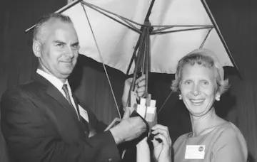 According to Associated Press on July 18,1963: “Francis M. Rogallo and his wife,Gertrude,are $35,000 richer today due to the invention which they hold over their heads… NASA administration made the award,the largest they have ever given to inventors.”