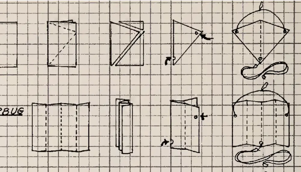 Folded paper "fllexible" kite preceeded both Allisson and the Rogallos.
