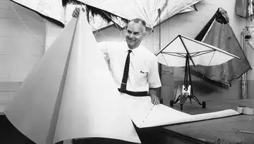 As shown on the Rogallo's Hall of Fame diploma,the Rogallos invented it all: modern hang glider and paraglider,and airplane spoilers and flaps.