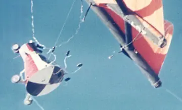 Testing parawing and Mercury capsule.
