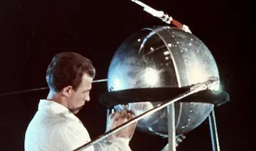 A Sputnik capsule.