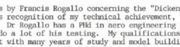 Even John Dickenson calls Rogallo a "Doctor".