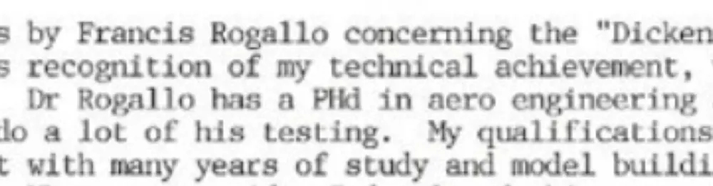 Even John Dickenson calls Rogallo a "Doctor".