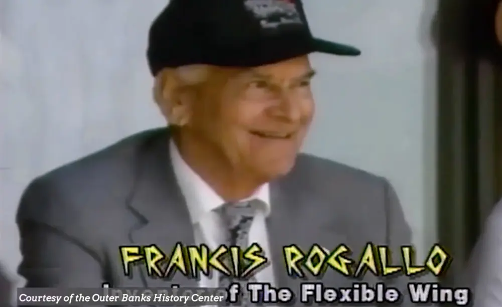 In the 2021 documentary "Francis Rogallo – Inventor of the Flexible Wing".