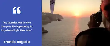 On the Rogallo Foundation's website Home page.