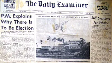 October 21,1963. The Dickenson Glider starts its amazingly successful career.